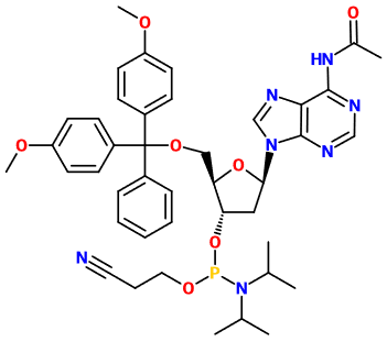 (image for) MC082108 5'-O-DMT-N6-Acetyl-2'-deoxyadenosine 3'-CE phosphoramidite